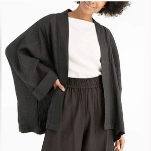 Tribe Alive Black Kimono Jacket